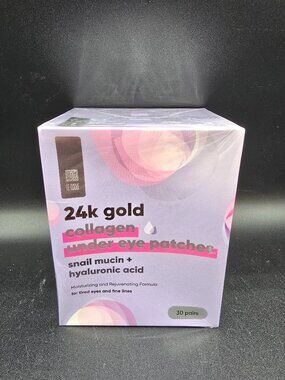 Le Gushe 24K Gold Collagen Under Eye Patches – Hydrating – NIB